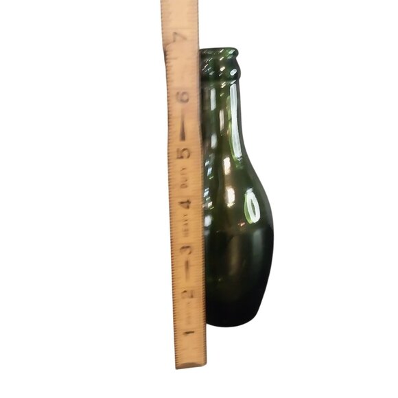 Vintage Green Glass Bottle Vase - Picture 6 of 6